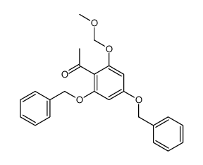 1-[2-(methoxymethoxy)-4,6-bis(phenylmethoxy)phenyl]ethanone结构式