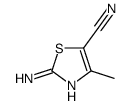 2-Amino-4-methyl-1,3-thiazole-5-carbonitrile Structure