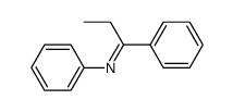 (E)-[1-phenylpropylidene]phenylamine结构式