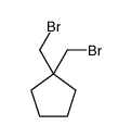 1,1-Bis(bromomethyl)cyclopentane Structure