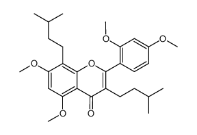 tetrahydrokuwanon C tetramethyl ether Structure