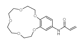 4-丙烯酰胺苯并-15-冠-5结构式