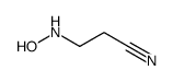 3-(hydroxyamino)propanenitrile结构式
