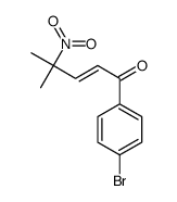 1-(4-bromophenyl)-4-methyl-4-nitropent-2-en-1-one Structure