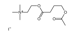 2-(4-acetyloxybutanoyloxy)ethyl-trimethylazanium,iodide结构式