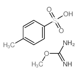 methoxymethanimidamide; 4-methylbenzenesulfonic acid Structure