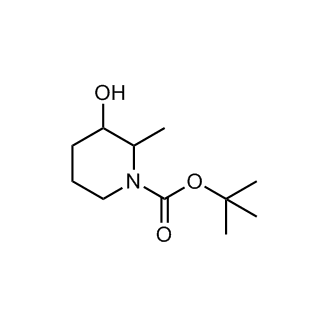 3-羟基-2-甲基哌啶-1-羧酸叔丁酯结构式