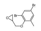 [(2,4-dibromo-6-methylphenoxy)methyl]oxirane Structure