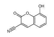 8-hydroxy-2-oxochromene-3-carbonitrile结构式