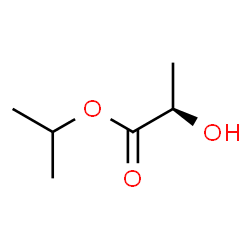 Propanoic acid, 2-hydroxy-, 1-methylethyl ester, (2R)- (9CI) structure