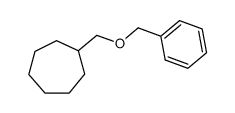 ((benzyloxy)methyl)cycloheptane Structure