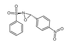 2-benzenesulfonyl-3-(p-nitrophenyl)oxaziridine结构式