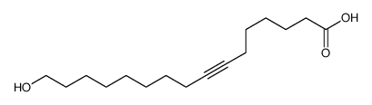 16-hydroxyhexadec-7-ynoic acid Structure