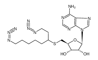 S-adenosyl-1,8-diazido-3-thiooctane结构式