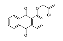 1-(2-chloroprop-2-enoxy)anthracene-9,10-dione结构式
