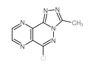 Pyrazino[2,3-d]-1,2,4-triazolo[4,3-b]pyridazine,6-chloro-3-methyl- Structure