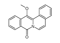 13-methoxy-8H-dibenzo[a,g]quinolizin-8-one Structure