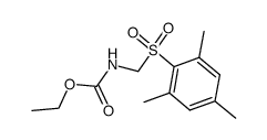 ethyl N-(2-mesitylenesulfonylmethyl)carbamate Structure