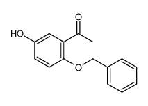 1-(2-苄氧基-5-羟基苯基)-乙酮结构式