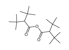 2-tert-butyl-3,3-dimethylbutanoic anhydride Structure