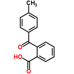 2-(4-甲基苯甲酰)苯甲酸结构式