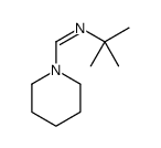 N-tert-butyl-1-piperidin-1-ylmethanimine结构式
