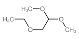 2-ethoxy-1,1-dimethoxyethane结构式