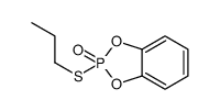 2-propylsulfanyl-1,3,2λ5-benzodioxaphosphole 2-oxide结构式