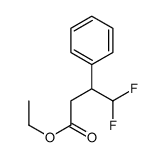 Ethyl 4,4-difluoro-3-phenylbutanoate Structure