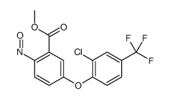 methyl 5-[2-chloro-4-(trifluoromethyl)phenoxy]-2-nitrosobenzoate结构式