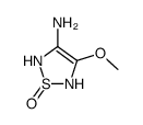 4-methoxy-1-oxo-2,5-dihydro-1,2,5-thiadiazol-3-amine结构式