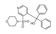 (3-morpholin-4-ylsulfonylpyridin-4-yl)-diphenylmethanol Structure