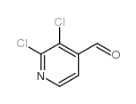 2,3-二氯吡啶-4-甲醛结构式