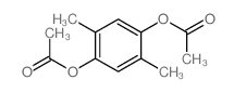 1,4-Benzenediol,2,5-dimethyl-, 1,4-diacetate Structure