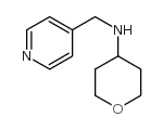 PYRIDIN-4-YLMETHYL-(TETRAHYDRO-PYRAN-4-YL)-AMINE Structure