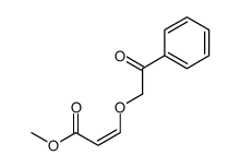 methyl 3-phenacyloxyprop-2-enoate Structure
