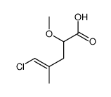 5-chloro-2-methoxy-4-methylpent-4-enoic acid结构式
