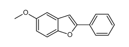 5-Methoxy-2-phenyl-1-benzofur结构式