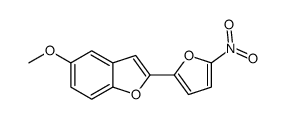 5-methoxy-2-(5-nitrofuran-2-yl)-1-benzofuran Structure