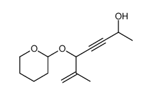 6-methyl-5-(oxan-2-yloxy)hept-6-en-3-yn-2-ol结构式