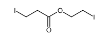 3-iodo-propionic acid-(2-iodo-ethyl ester)结构式