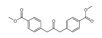 methyl 4-[3-(4-methoxycarbonylphenyl)-2-oxopropyl]benzoate结构式