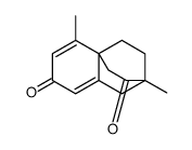 2H-2,4a-Ethanonaphthalene-3,7(1H,4H)-dione, 2,5-dimethyl结构式