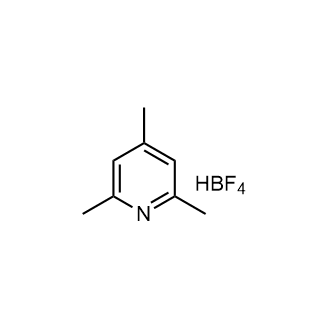 吡啶,2,4,6-三甲基,四氟硼酸盐(1-)(1:1)结构式
