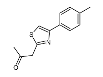 1-[4-(4-methylphenyl)-1,3-thiazol-2-yl]propan-2-one Structure