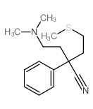 Benzeneacetonitrile, a-[2-(dimethylamino)ethyl]-a-[2-(methylthio)ethyl]-结构式