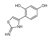 2-(2-氨基-噻唑-4-基)-苯-1,4-二醇结构式
