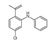 5-chloro-N-phenyl-2-prop-1-en-2-ylaniline Structure