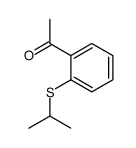 1-(2-propan-2-ylsulfanylphenyl)ethanone结构式