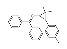 1-(3-Diphenylvinylidene-2,2-dimethyl-cyclopropyl)-4-methyl-benzene Structure
